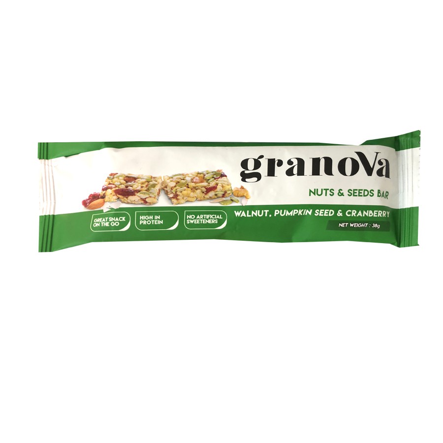 Granova Peanut Butter Berry Bar 26gr Snack Cemilan Rasa Kacang Cemilan Sehat Granofa Ganova Snack Sehat Cemilan Sereal