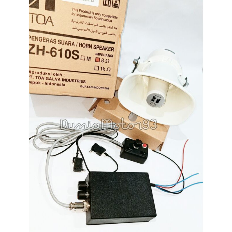 MODUL SIRINE POLISI 9SUARA PATWAL DOBEL TONE DAN TOA