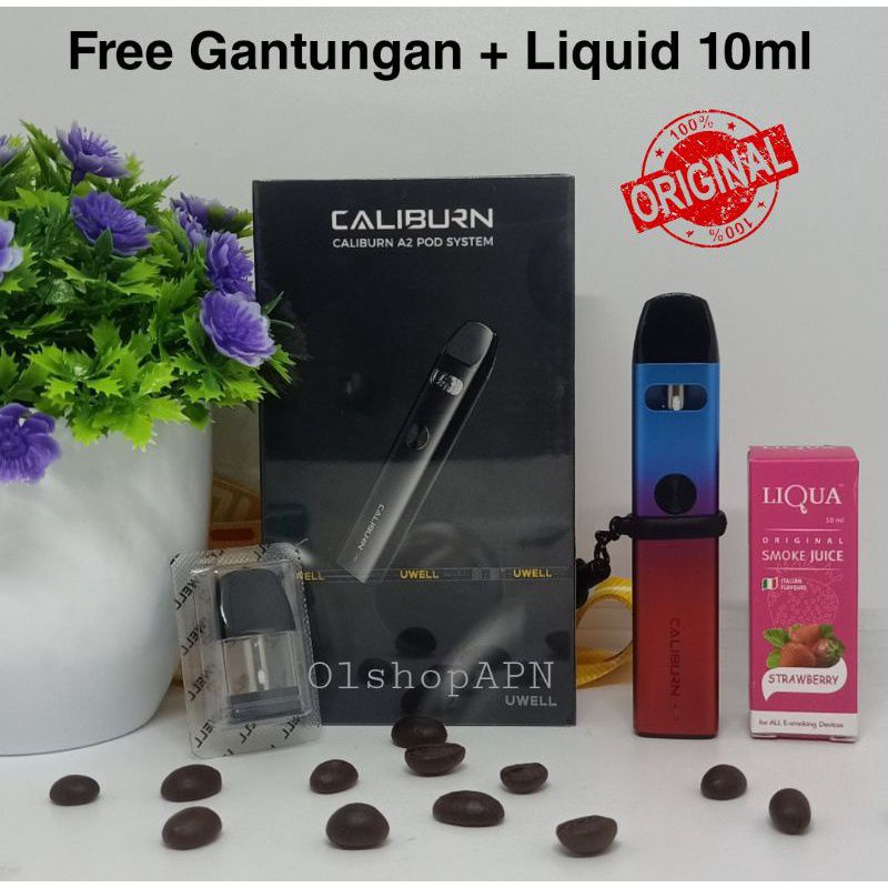 Terbaru New elektronik FLASH SALE ELEKTRONIK Bonus liquid 10 ml dan gantungan Uwel Caliburnn A2 Originalberkualitas ORIGINAL OYTHENHEEK