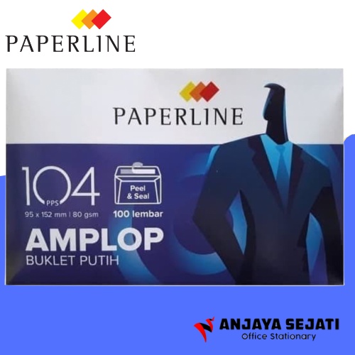 

Amplop Putih Polos Paperline No. 104 (Tanggung) - per dus