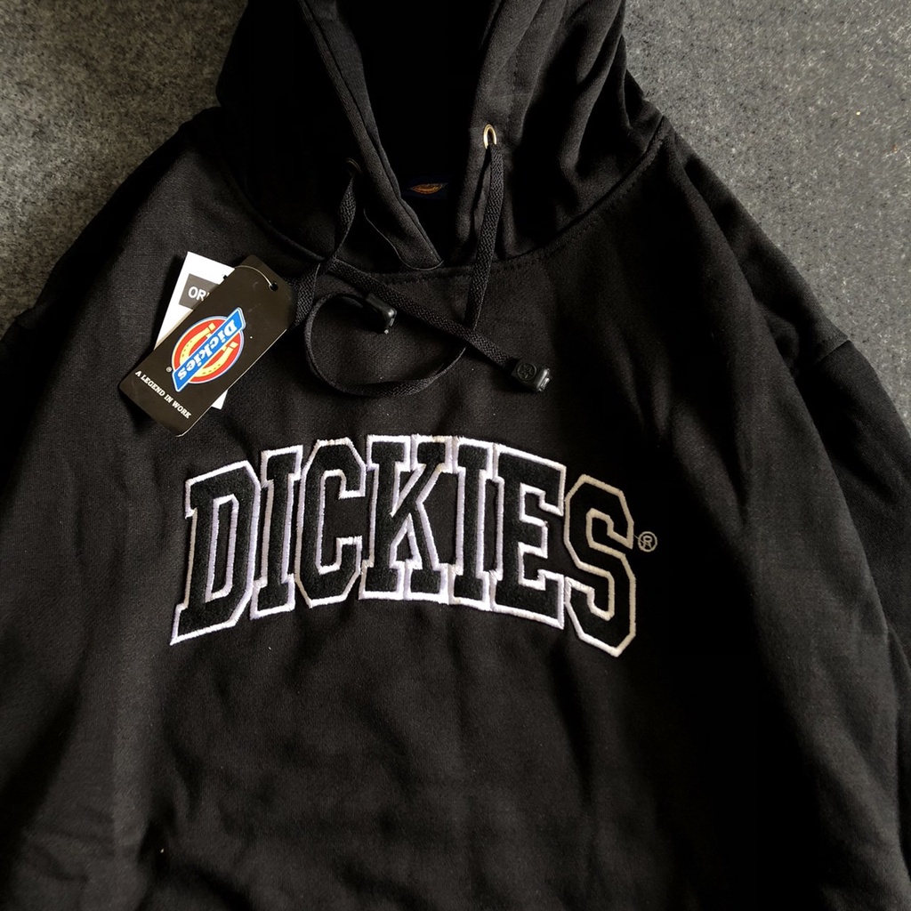 SWEATER HOODIE DICKIES BLACK FULLTAG&amp;FULLBORDIR PREMIUM