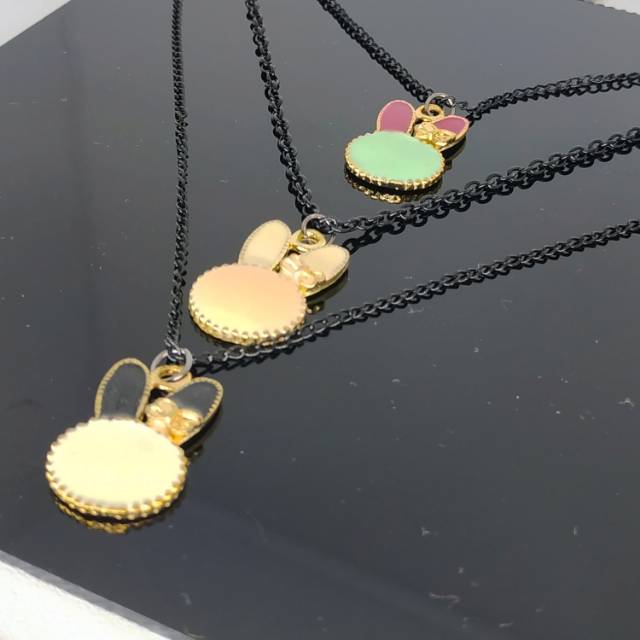 [ORGM] *SALE*Kalung motif kelinci warna pastel