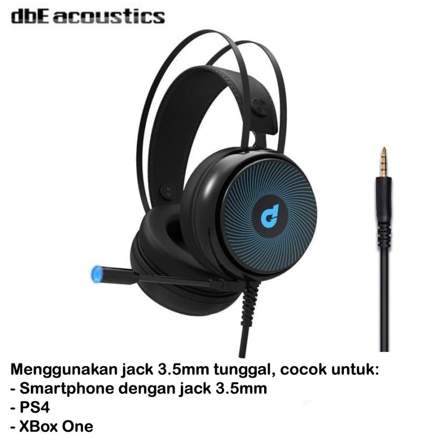 Headset dbE GM150 GM 150 Professional 3.5MM - Gaming - Garansi Resmi