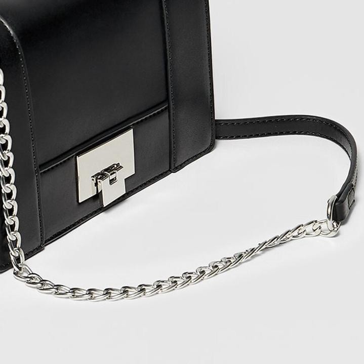 ♚ Stradivarius Selempang Mini bandolera cierre / Sling Bag Wanita Impor ♗