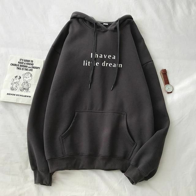 LITTLE DREAM / SWEATER HOODIE JUMPER BABYTERRY  I HAVE