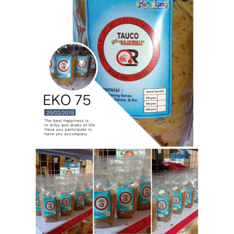 

Tauco echo Rajawali Pemalang Kemasan Bungkus