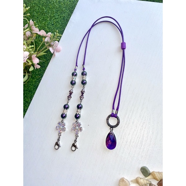 Exclusive Strap Mask 2in1 Swarovski Austria “Fiona”