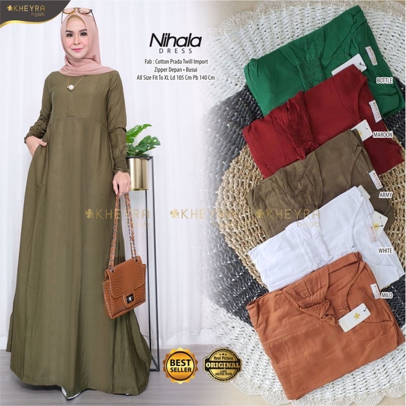 NIHALA DRESS BY KHEYRA HIJAB