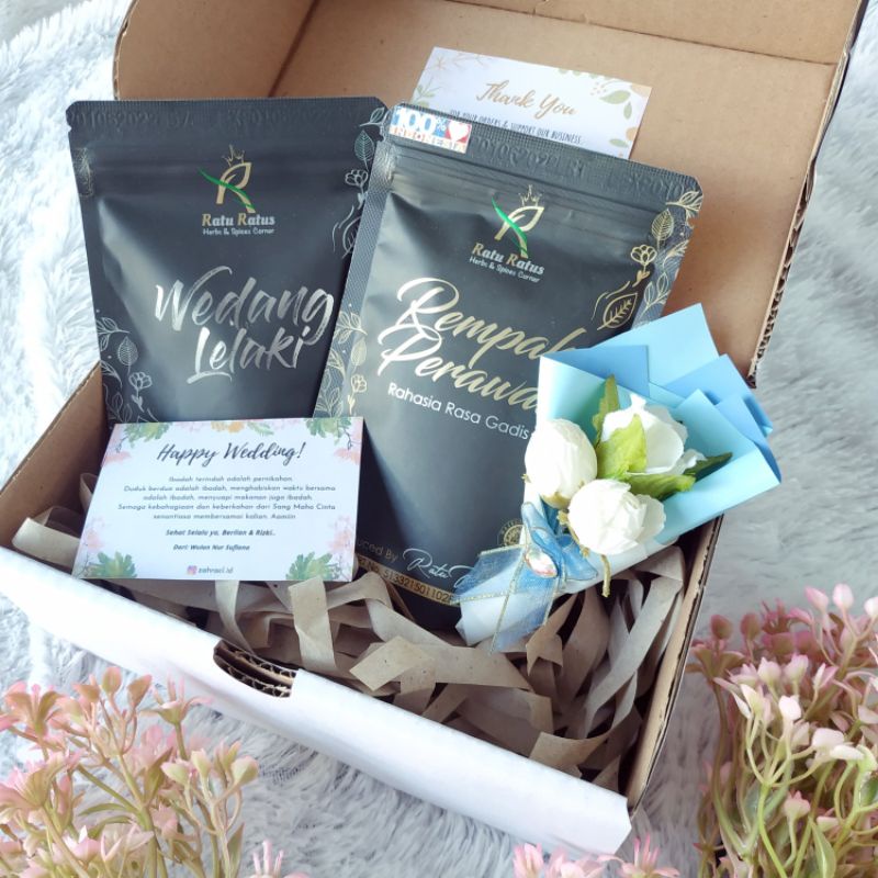

HAMPERS KADO NIKAH / REMPAH PERAWAN / HAMPERS REMPER WELE