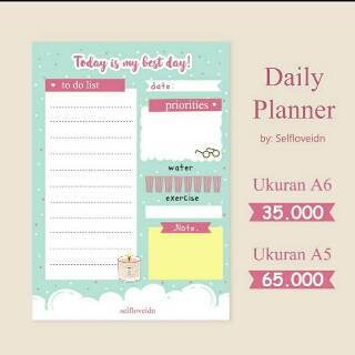 daily planner Shopee Indonesia