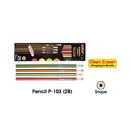 

Pencil / Pensil Joyko P-103 / 2B / 1 Box 12 Pcs