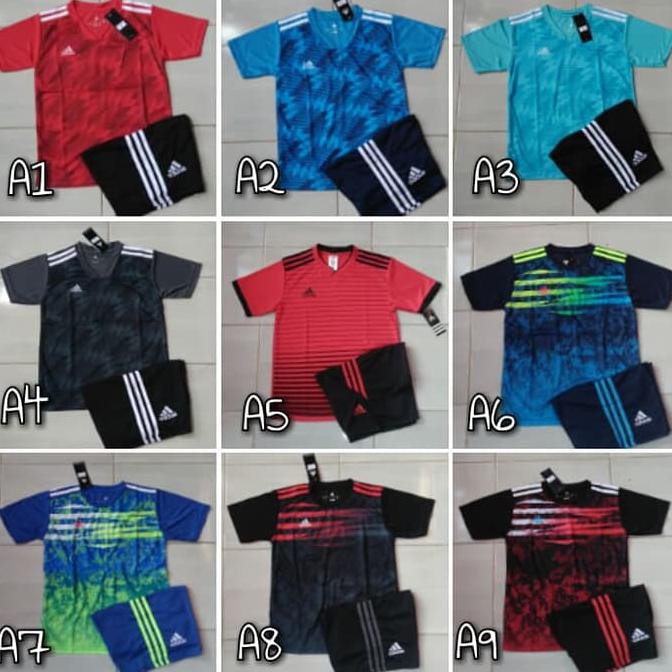 Diskon Baju Kaos Futsal/Bola Anak Junior Nike Adidas Puma + Nama Nomor Terbaru