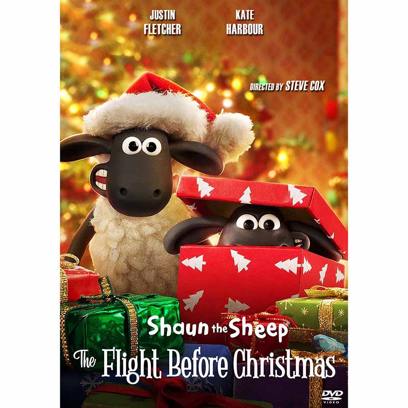 Kaset Animasi DVD: Shaun the Sheep - The Flight Before Christmas (2022)