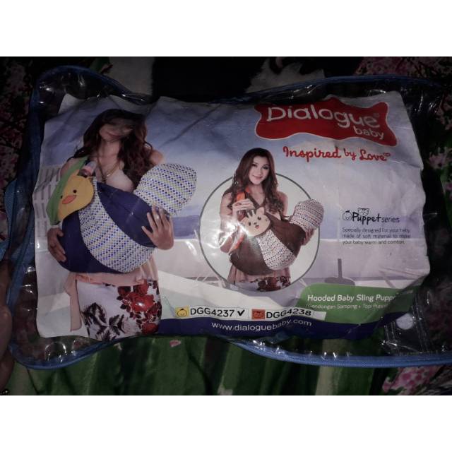 gendongan bayi instan dialogue preloved