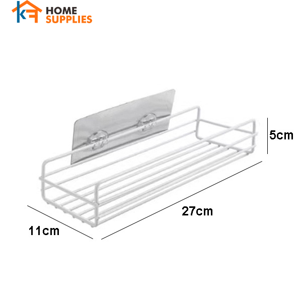 【KF】Rak Sudut Kamar Mandi Tempel Dinding Keramik Tanpa Paku Rak Sudut Dapur Tempel Dinding