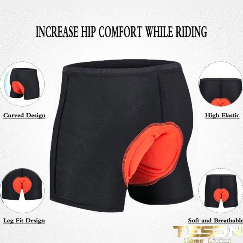 #Termurah Celana Dalam Sepeda Wanita Pria [C]/Celana Dalam Sepeda Padding Gel/Celana Sepeda Busa Wan