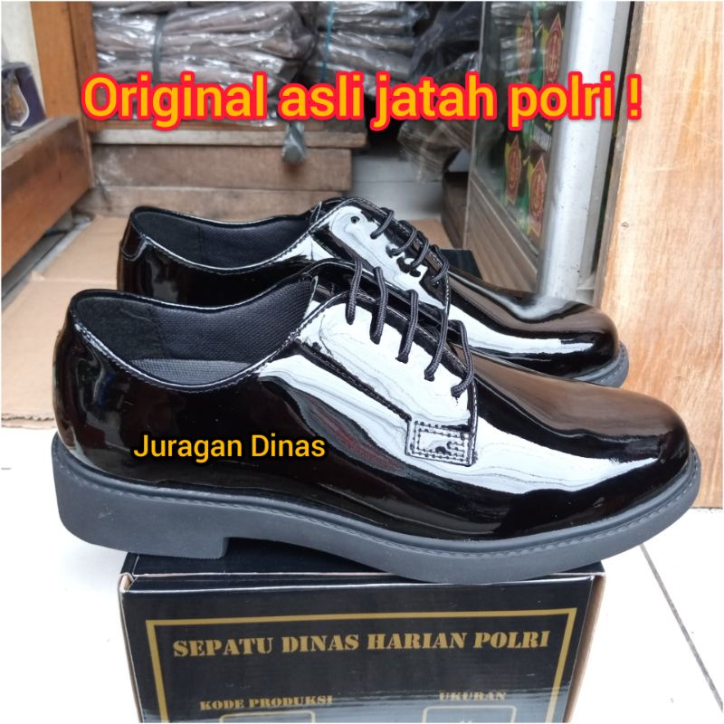 Sepatu PDH Jatah POLRI asli original sisa pembagian