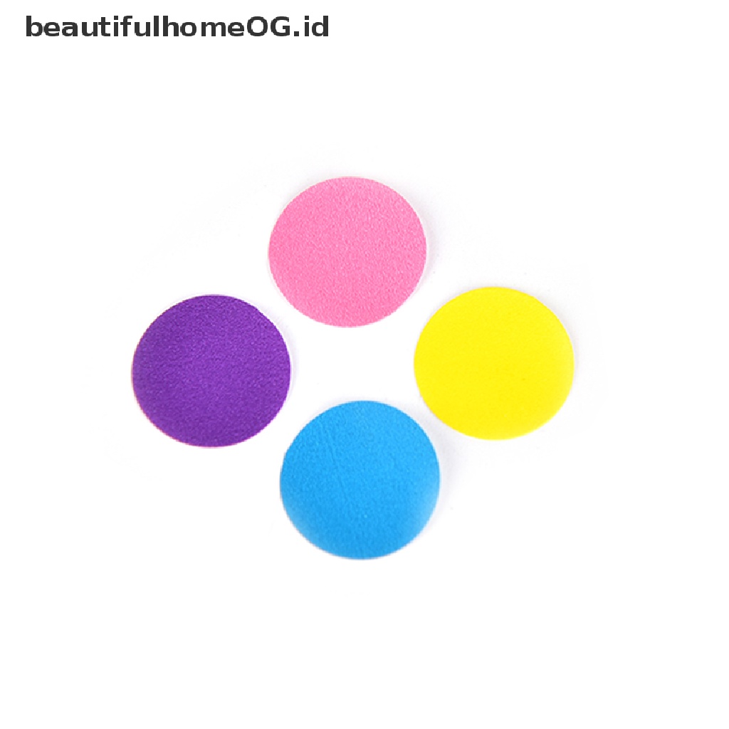 132pcs Stiker Label Bulat Untuk Tutup Botol Minyak Esensial