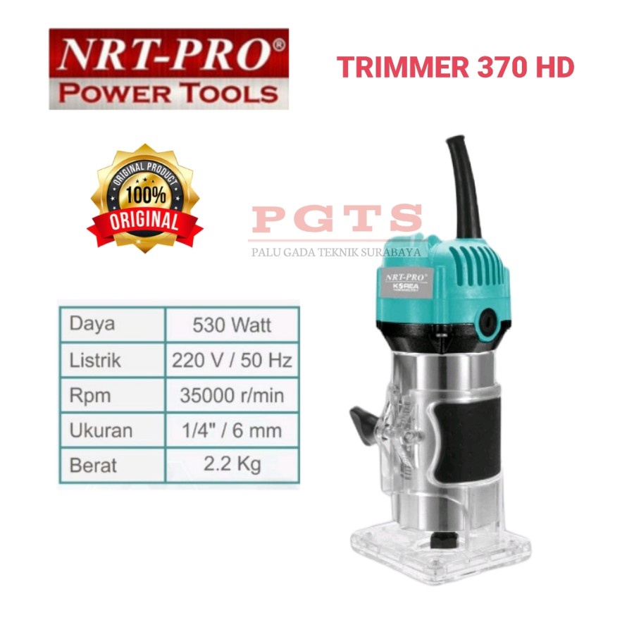 MESIN TRIMMER NRT PRO 370 HD / PROFIL KAYU / TRIMER NRT PRO 370HD