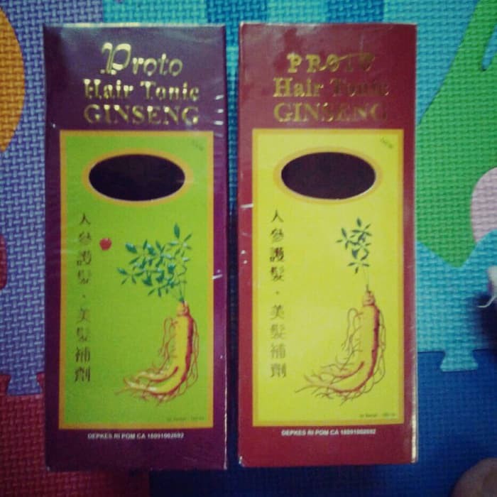 Protomil Kaca botol Proto asli hair tonic ginseng terlaris