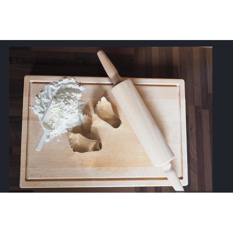 Penggiling adonan / gilingan adonan kue / perata adonan / gilingan kue Uk 32 cm