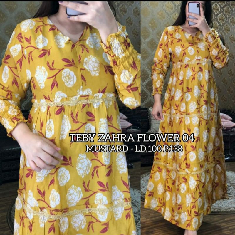 Daster arab Teby Zahra Flower 04 ori