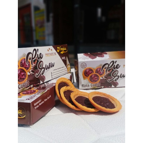 Pie Susu Premium Halal Nayla Asli Jogja Istimewa Rasa Coklat