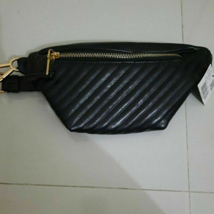 Mango Ori No Second Ladies Black Bag Tas Sempang Depan Hitam Wanita