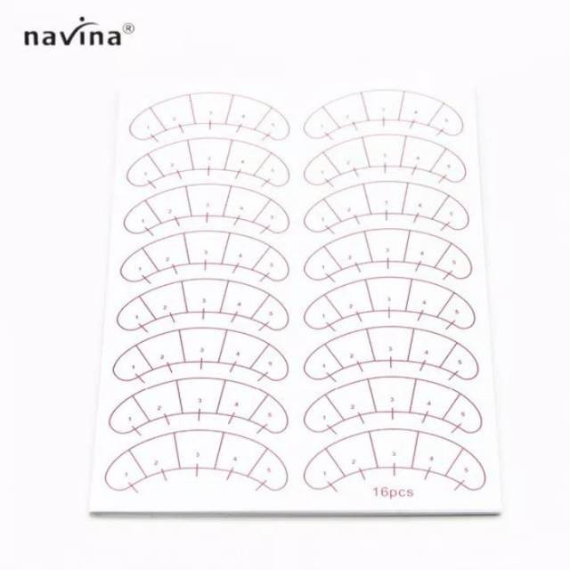 Papper patch / sticker latihan eyelash extension