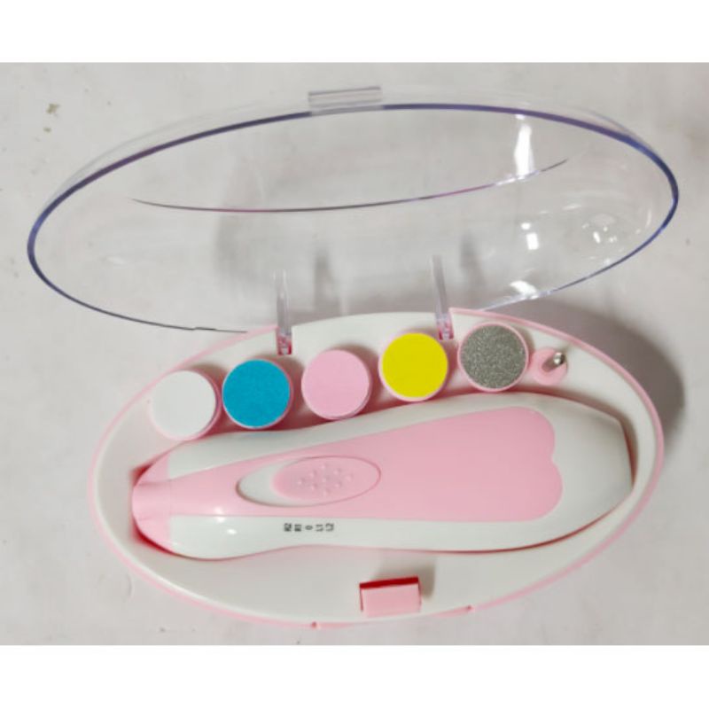 GUNTING KUKU BAYI SET / PEMOTONG KUKU / NAIL TRIMMER BABY / BABY SET TRIMMER / ALAT KIKIR KUKU ELEKTRIK/KAKI DAN TANGAN