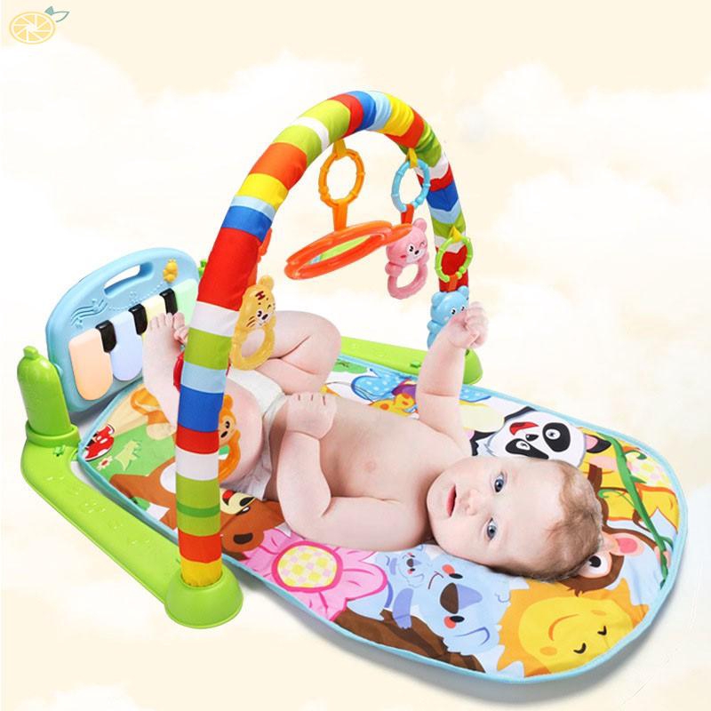 Rainforest Kids Playmat Musical Pedal Piano Activity Fitness Gym