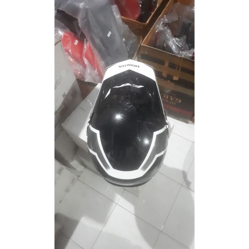 helm crf 150 hitam original size m xl l