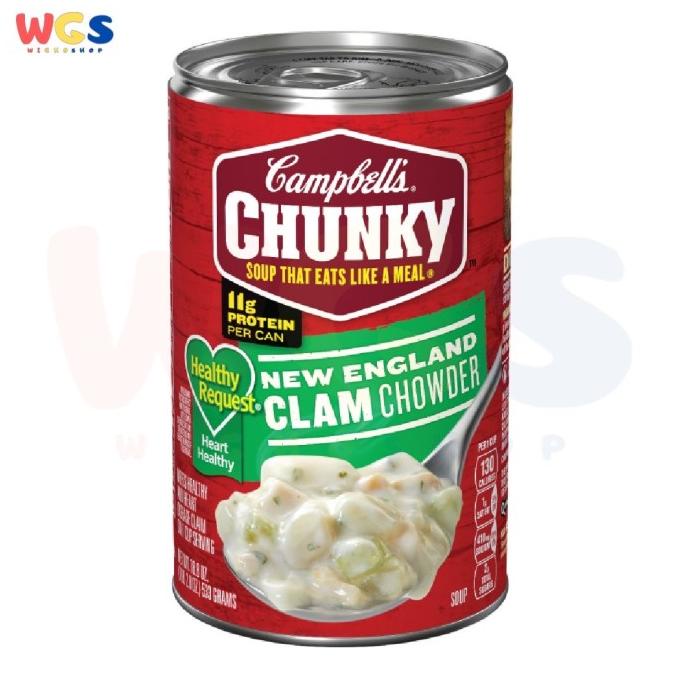 

[COD] Campbells Chunky New England Clam Chowder No Msg Added 18.8oz 533g [COD]