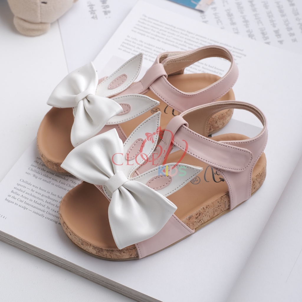 CLOEVKIDS - Bunny Size 22-35 Sandal Anak Perempuan Lucu Pastel