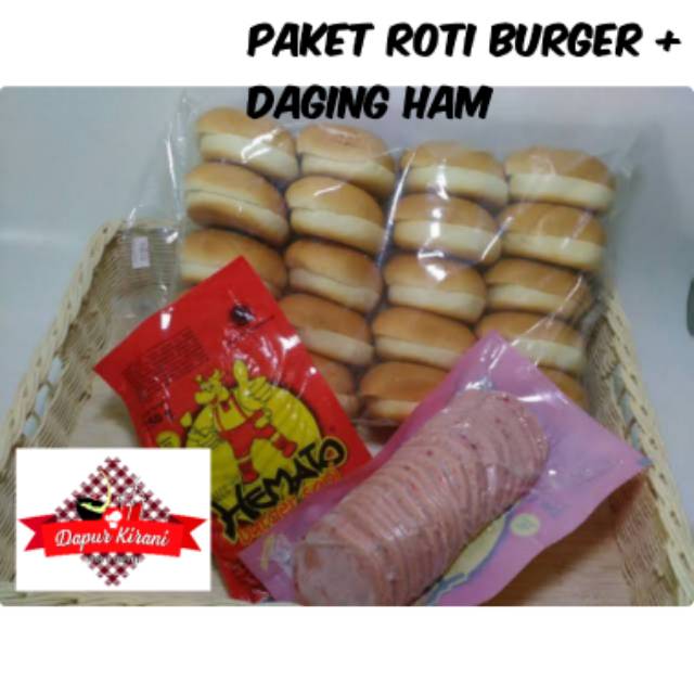 

Paket Roti Burger dan Daging Ham