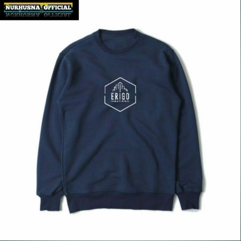 SWEATER CREWNECK ERIGO NAVY TERLARIS