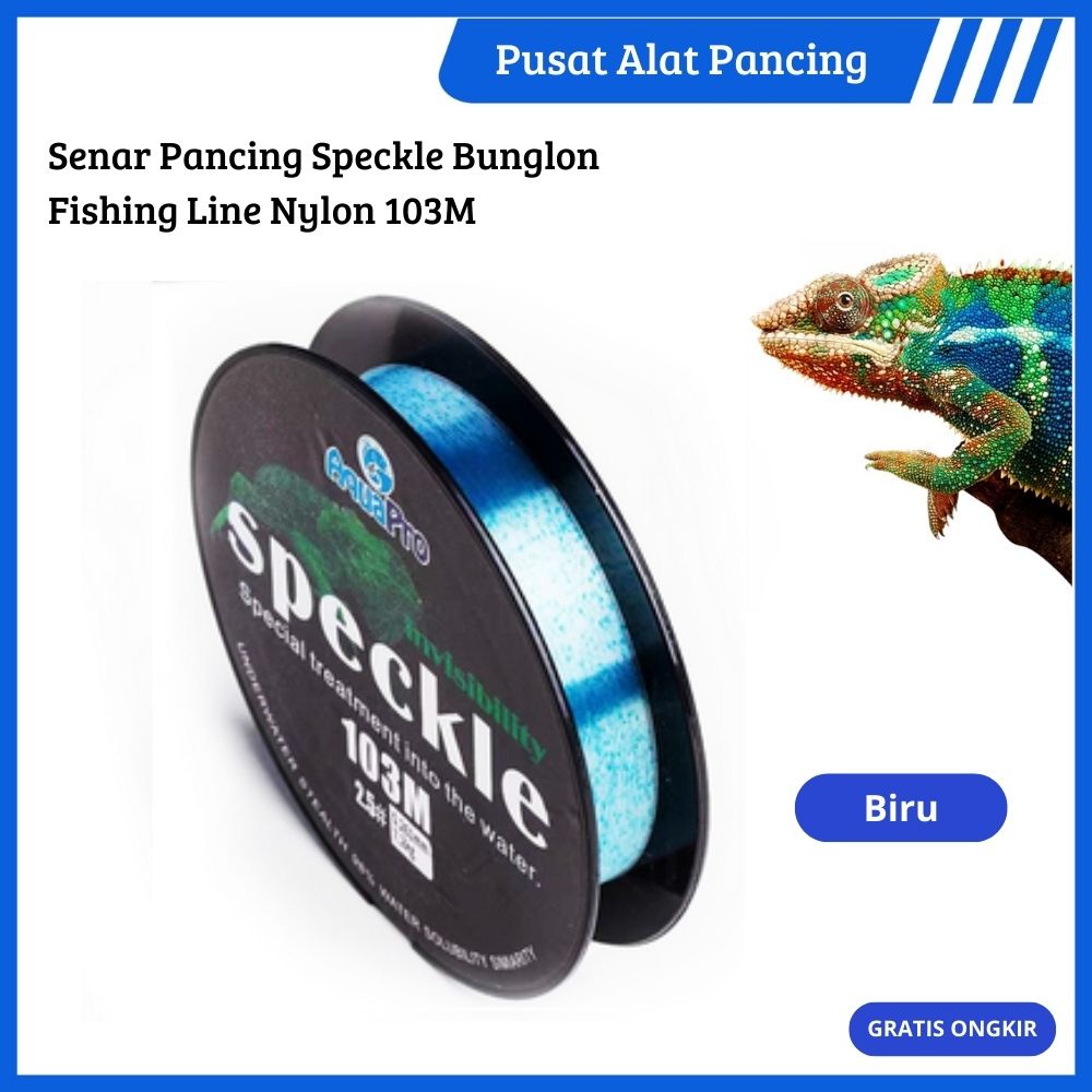 Senar Pancing Ikan Line Fishing Speckle Bunglon Senar Pancing Nilon 103M Senar Titik Tak Terlihat Garis Invisible Line Nylon