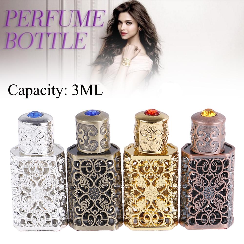 Agustina Botol Parfum Travel Royal Bottle Wadah Kosmetik Bahan Metal Antik