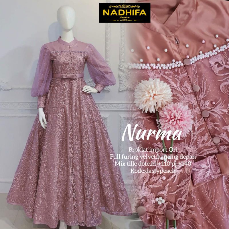 gamis pesta NURMA MAXY