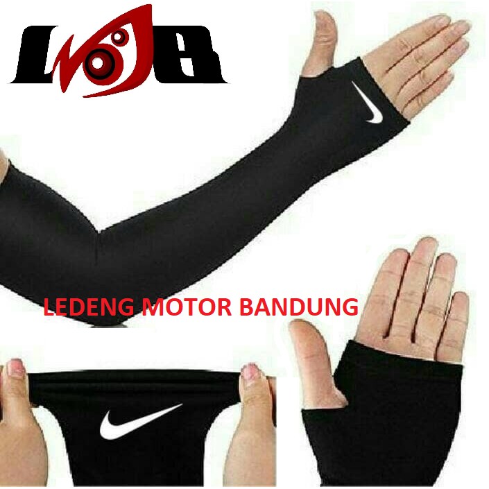 Arm Sleeve Manset Slim Sarung Tangan Kiper Sepada Motor Anti Sinar UV