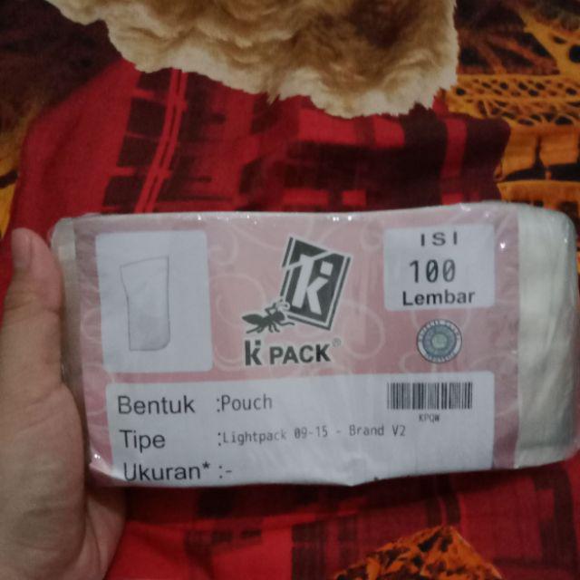 Standing Pouch Light Pack (full Transparan) 9x15cm 100gr Termurah
