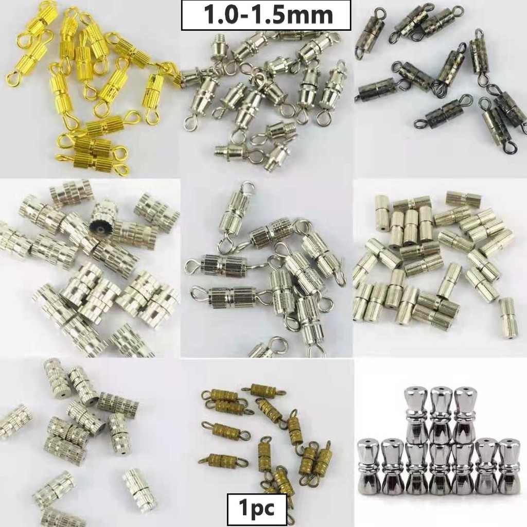 Ulir Kalung Polos &amp; Berkuping Uk 1.0mm-1.5mm Harga/1pc