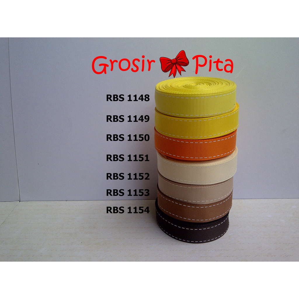 

(25 yard) Pita Grosgrain Motif RBS 1148,1149,1150,1151,1152,1153,1154 | Toko Bahan Craft | Grosir Pita