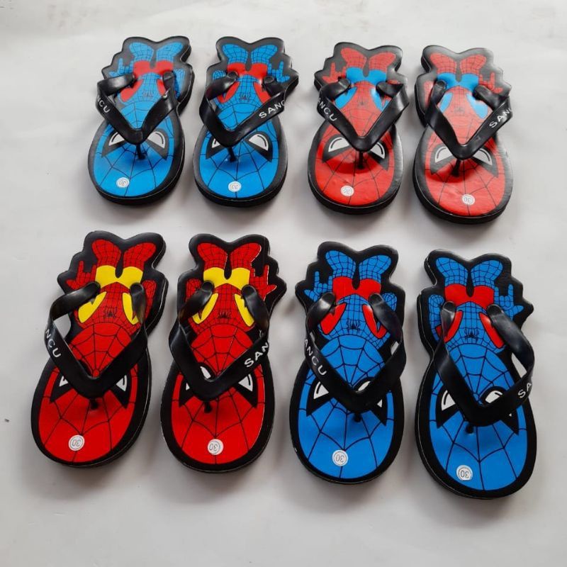 Sandal Karakter Anak spiderman