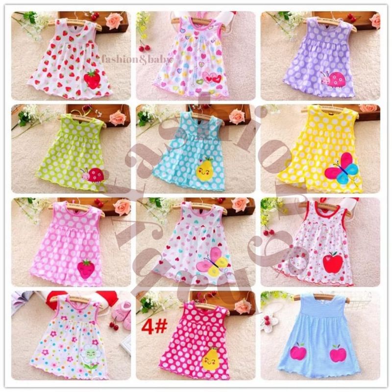 Dress anak perempuan PRINTED DRESS Premium Quality