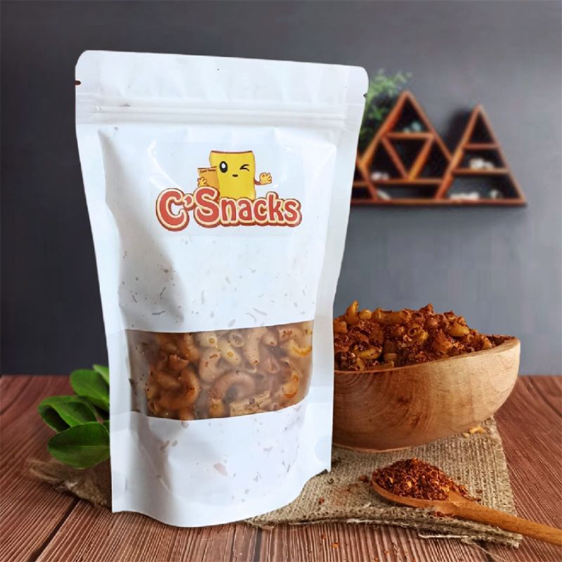 

Camilan gurih Makaroni Bantet rasa pedas daun jeruk (kemasan 150gr)