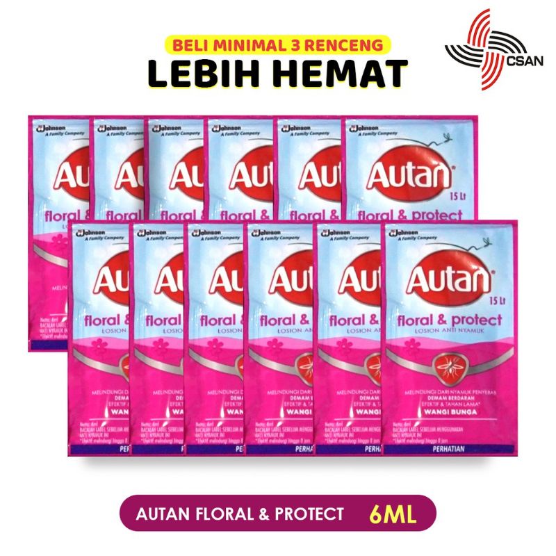 Jual Autan ploral dan protect sachet 6ml( 1 renteng isi 12 pcs ...