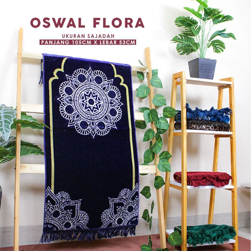 Sajadah Turki Oswal Flora Midi / Turkey Floral Midi