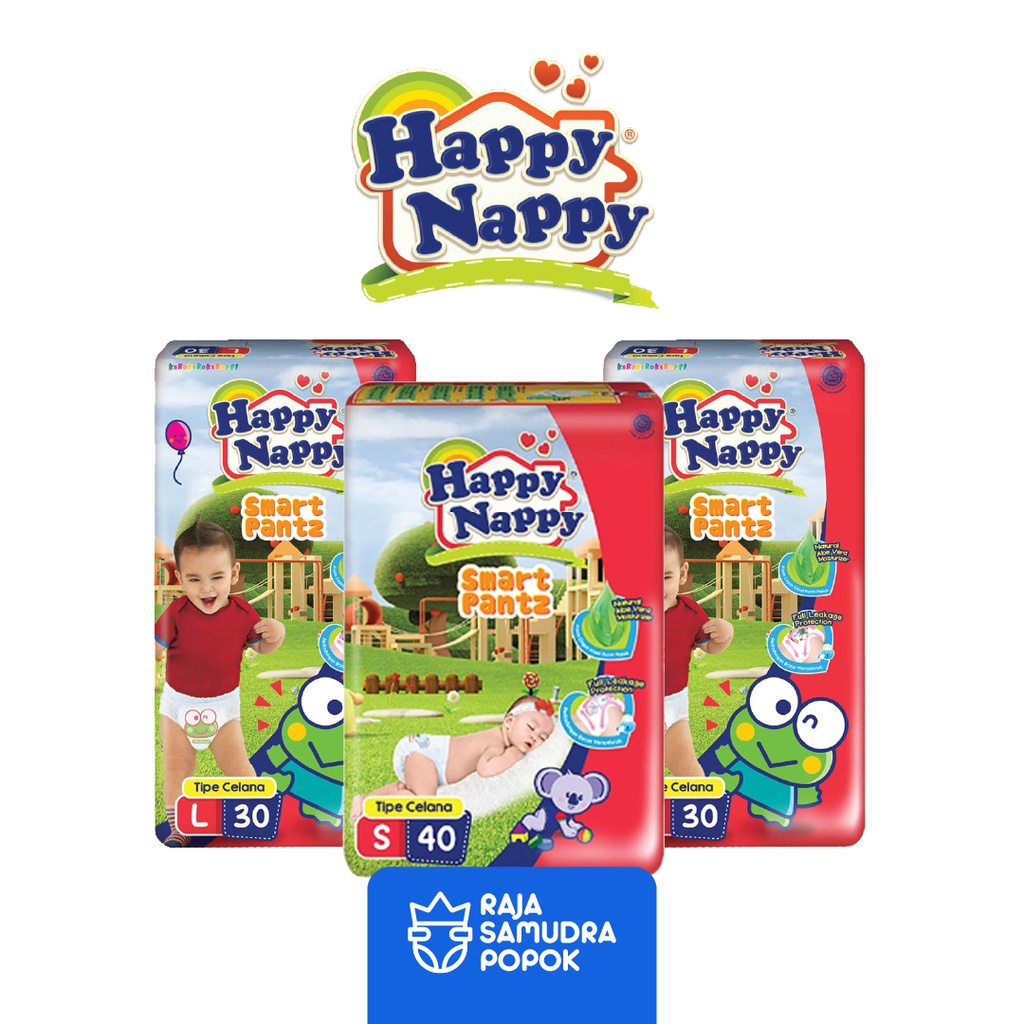 HAPPY NAPPY SMART PANTS S40, M34, L30, XL26