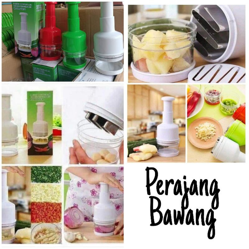 PRESSE OIGNONS / AIL ONIONS / VEGETABLES CHOPPER  perajang bawang